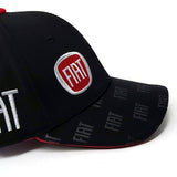 FIAT CAP NERO VISIERA CURVA