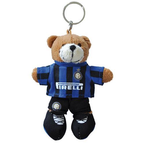 Inter Teddy Bear Keyring 9cm