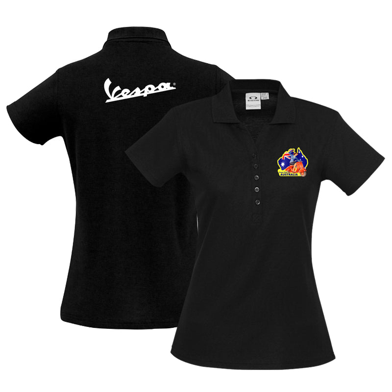 VESPA GIRL - WOMENS POLO SHIRT
