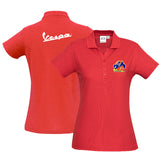 VESPA GIRL - WOMENS POLO SHIRT