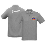 VESPA GIRL - MENS POLO SHIRT
