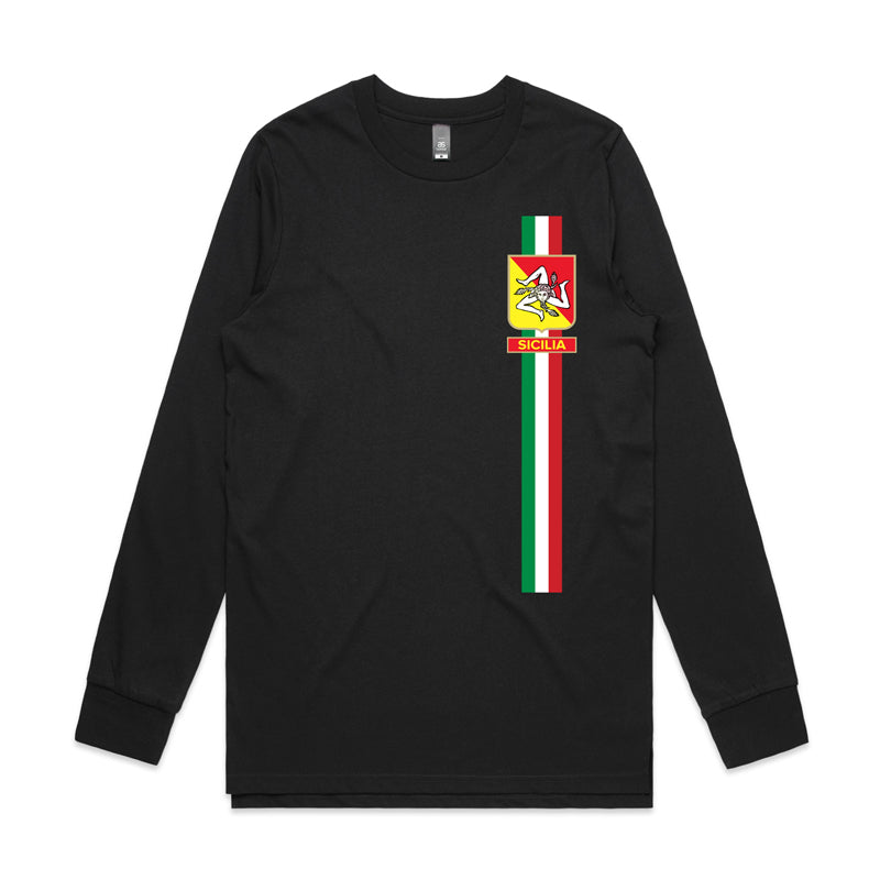 Sicilia Tricolore LS Tee