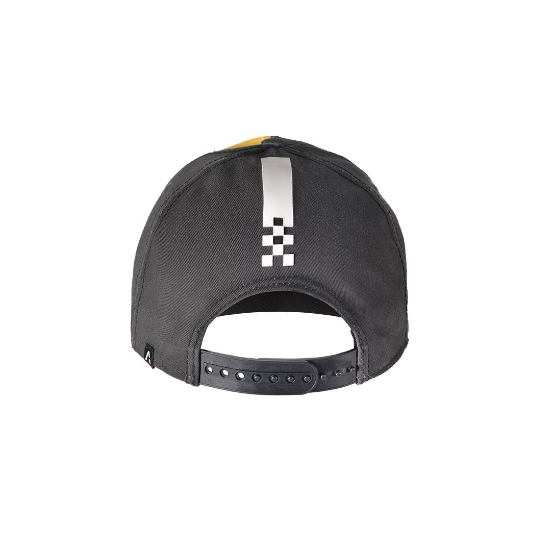 Abarth Kids Flat Cap Grigio/Giallo