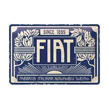 Fiat since 1899 Sign Medium (Size: 20x 30cm)