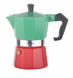 Italian Tricolore Caffettiera - 3 cup