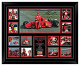 MICHAEL SCHUMACHER FERRARI SIGNED LIMITED EDITION FRAME (FREE DELIVERY AUS-WIDE)