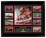 FERRARI LEGENDS SIGNED LIMITED EDITION FRAME (FREE DELIVERY AUS-WIDE)