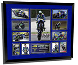 VALENTINO ROSSI MOVISTAR MOTOGP 2018 SIGNED LIMITED EDITION FRAME (FREE DELIVERY AUS-WIDE)
