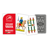 MODIANO PLAYING CARDS - SICILIANE PLATINUM 100% PLASTIC