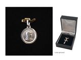 OL LOURDES SILVER MEDAL 925 10MM