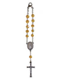 CAR ROSARY BIRTHSTONE - TOPAZ NOVEMBER