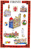 FIRENZE COLORE TEA TOWEL STROFINACCIO