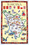 TOSCANA TEA TOWEL STROFINACCIO