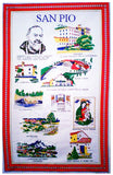 SAN PADRE PIO TEA TOWEL STROFINACCIO