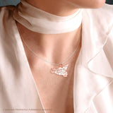 Pendant plain in the shape of Sicily mm 21x30 with
engraving Provinces in SILVER 925 Galvanic Rose