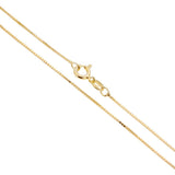 Venetian Diamond Chain 015 section 0.8 mm length 50 cm in
925 SILVER Galvanic Gold