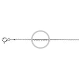 Aurora Sterling Silver Fine 0.5MM Trace Chain - Silver