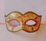 Pink Mask with Gold Nikita – Italian Made