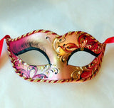 Lily Dark Red Masquerade Mask – Italian Made