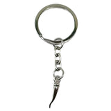 CORNO zinc alloy  SILVER KEYRING 20mm