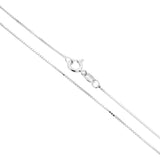 Venetian Diamond Chain 015 section 0.8 mm length 40 cm in
925 SILVER