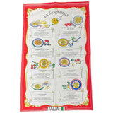 TEA TOWEL STROFINACCIO COTONE LA SPAGHETTATA RED