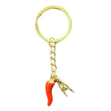 CORNO MANO GOLD KEYRING