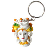 HEAD RESINA KEYRING WOMEN (Testa di Moro)