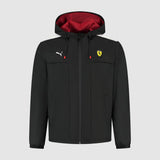 FERRARI MENS SF RAIN JACKET BLACK
