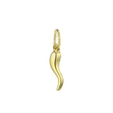 Mia Sterling Silver Cornicello “little horn” Pendant - Gold