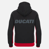 DUCATI x MACRON FULL ZIP HOODIE BLACK