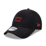 AC MILAN NEEDLE CORD 9FORTY-ADULTS-BLACK-OSFM