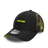 VR46 HALFTONE SUBLIMATION 9FORTY-ADULTS-BLACK/NEON YELLOW-OSFM