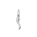 Mia Sterling Silver Cornicello “little horn” Pendant - Silver