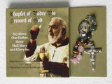 CHAPLET OF ST PIO -Malachite / Rose Quartz / Tiger Eye