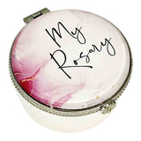 MY ROSARY PORCELAIN BOX - PINK  SIZE: 60 X 35MM