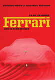 Life in Ferrari Red hardcover coffee-table book cover