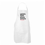 MPIF APRON - GELATO SOLE PIZZA AMORE