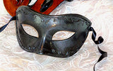 50 Shades Mask His Metallic Gunmetal Black