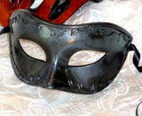 Bella His Masquerade Mask Metallic Black