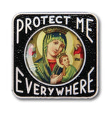 CAR PLAQUE - OLPH PROTECT ME METAL - 40 X 40MM