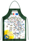 ITALIA VERDE APRON GREMBIULE