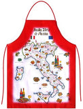 VINI E PASTA ROSSO APRON GREMBIULE
