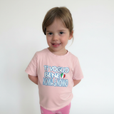 Ti Voglio Bene Nonna & Nonno Pink Kids Tee