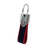 ALFA ROMEO RED  KEY RING CARBON ROSSO