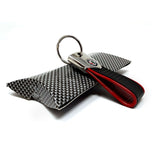 ALFA ROMEO RED  KEY RING CARBON ROSSO