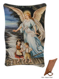 PLASTIC PLAQUE-GUARDIAN ANGEL  110 X 70MM - HANGING OR STANDING
