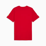 Ferrari Tonal Shield Tee Rosso Corsa