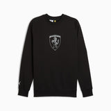 Ferrari Race Big Shield Men's Crew Jumper - Black