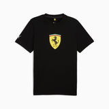 Ferrari Race Coloured Big Shield Men's Tee - Black